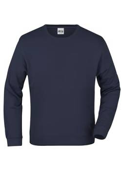 James & Nicholson Sweatshirt French Terry - Hochwertiger Sweat Pullover für Damen und Herren | Farbe: Navy | Grösse: XL von James & Nicholson