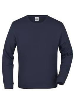 James & Nicholson Sweatshirt French Terry - Hochwertiger Sweat Pullover für Damen und Herren | Farbe: Navy | Grösse: XXL von James & Nicholson