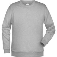 James & Nicholson Sweatshirt Klassisches Rundhals Sweatshirt für Herren JN794 Sweat-Qualität mit angerauter Innenseite, wärmend und tragefreundlich von James & Nicholson