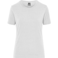 James & Nicholson T-Shirt Tailliertes BIO-Baumwoll Damenshirt mit Elasthan JN1801 (Spar-Set, 5er-Pack) T-Shirt aus weichem Elastic-Single-Jersey von James & Nicholson