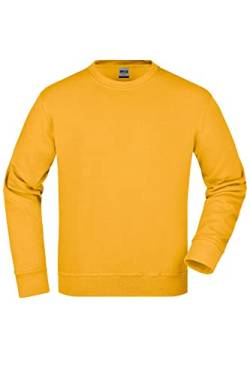 James & Nicholson Workwear Pullover - Strapazierfähiges Sweatshirt für Arbeit & Beruf | Farbe: Gold-Yellow | Grösse: L von James & Nicholson