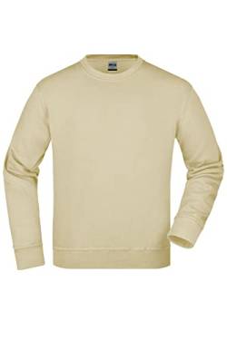 James & Nicholson Workwear Pullover - Strapazierfähiges Sweatshirt für Arbeit & Beruf | Farbe: Stone | Grösse: 4XL von James & Nicholson