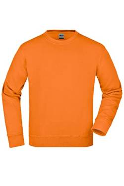 James & Nicholson Workwear Pullover - Strapazierfähiges Sweatshirt für Arbeit & Beruf | Farbe: orange | Grösse: 5XL von James & Nicholson