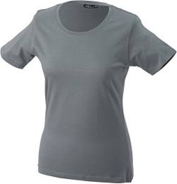 Ladies' Basic-T Shirt/James & Nicholson (JN 901) S M L XL XXL 3XL, dunkelgrau, M von James & Nicholson