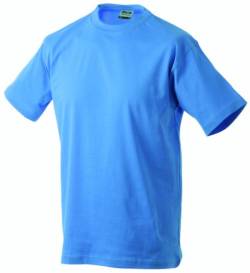 T-Shirt Ohne Seitennähte - Farbe: Aqua - Größe: XL von James & Nicholson