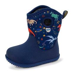 Jan & Jul Kids Waterproof Winter Boots Machine Washable (Space Dinos, Size 29 EU) von Jan & Jul