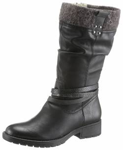 Große Größen: Jana Stiefel, schwarz, Gr.38 von Jana