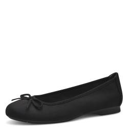 Jana Damen Ballerinas Elegant mit Schleife Weite H Mehrweite, Schwarz (Black), 37 EU von Jana