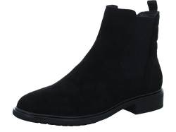 Jana Damen Chelsea Boots Elegant Flach Weite H Mehrweite, Schwarz (Black), 38 EU von Jana