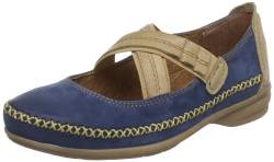 Jana Damen Natural Slipper, Blau (Denim 802), 38 EU X-Weit von Jana