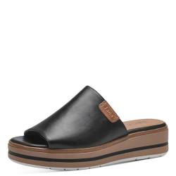 Jana Damen Pantoletten mit dicker Sohle Vegan, Schwarz (Black), 36 EU von Jana