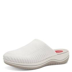 Jana Damen Pantoletten mit dicker Sohle Vegan, Weiß (White), 41 EU von Jana