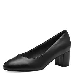 Jana Damen Pumps mit Blockabsatz Vegan, Schwarz (Black), 37 EU von Jana