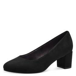 Jana Damen Pumps mit Blockabsatz Vegan, Schwarz (Black), 37 EU von Jana