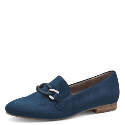 Jana Damen Slipper mit Blockabsatz Vegan, Blau (Navy), 38 EU von Jana