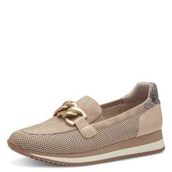 Jana Damen Slipper mit dicker Sohle Vegan, Braun (Taupe), 38 EU von Jana