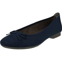 Jana Softline 8-22164-20 Damen H-Weite Komfort Slipper Schleife Navy Ballerina von Jana