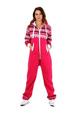 Janisramone Frauen Damen Neu aztekisch Drucken Kapuze Zip Up Alles in Einem Jumpsuit Vlies Strampelanzug Playsuit Nachtwäsches von Janisramone