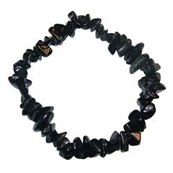 Onyx Splitter Armband auf elastischem Band aufgezogen.(3632) von Janni-Shop-Splitter Ketten und Armbänder