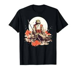 Samurai Frosch Krieger Japanischer Ninja Frosch Kawaii T-Shirt von Japanese Samurai Warriors & Funny Kawaii Animes