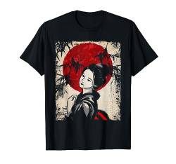 Geisha Japanische Kunst Vintage Retro Frauen T-Shirt von Japanische Mythologie Japan Kunst und Kleidung
