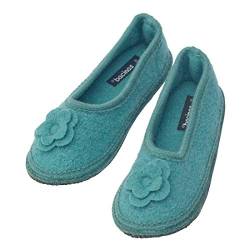 Japanwelt Hausschuhe für Damen I warme Filzpantoffeln aus Schafswolle, Filz Winter Pantoffeln Bacinas Slippers Hausschlappen Hauslatschen Hauspantoffeln, Gästepantoffeln Filzhausschuhe, Größe 37 von Japanwelt