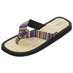 Japanwelt Zimtlatschen I Les Tongs Karafuru, offene Zimt-Sandalen japanische-Schuhe Slipper Zimtschuhe Flip-Flops-Damen Anti-Schweiß Zehentrenner, vegane & gesunde Zimtsohle für Damen & Herren von Japanwelt