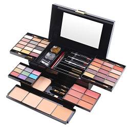 JasCherry 49 Farben Lidschatten Palette MakeUp Kit Makeup Kosmetik Etui Box mit Blush Rouge Gesicht Puder Bronzer und Lipgloss für den Profi und Täglichen Gebrauch #1 von JasCherry