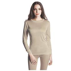 JASMINE SILK Damen Oberteil Beige nude Gr. L, nude von Jasmine Silk