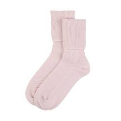 Jasmine Silk Damen 100% Kaschmir Cashmere Bettsocken Socken Rosa von Jasmine Silk