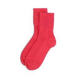 Jasmine Silk Damen Kaschmir Cashmere Socken rot von Jasmine Silk