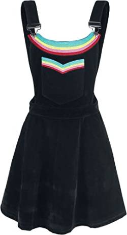 Jawbreaker Double Rainbow Dress Frauen Kurzes Kleid schwarz M von Jawbreaker