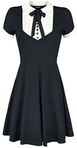 Jawbreaker In A Mood Tie Neck Dress Frauen Kurzes Kleid schwarz/weiß L von Jawbreaker