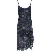 Jawbreaker Kleid knielang - Purple Night Crows Mesh Midi Dress - XS bis 4XL - für Damen - Größe XS - multicolor von Jawbreaker