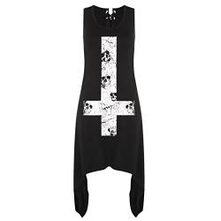 Jawbreaker Skull Cross In House Dress Frauen Kurzes Kleid schwarz/weiß XXL von Jawbreaker