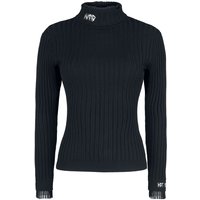 Jawbreaker Sweatshirt - Avoid Turtle Neck Sweater - XS bis XL - für Damen - Größe M - schwarz von Jawbreaker