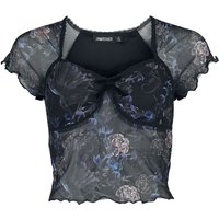 Jawbreaker Trikot - Purple Night Crows Mesh Top - XS bis XXL - für Damen - Größe L - multicolor von Jawbreaker