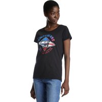 Der weisse Hai Amity Island Damen T-Shirt schwarz von Jaws