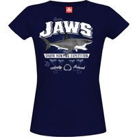 Der weisse Hai Shark Hunting Damen T-Shirt marine von Jaws