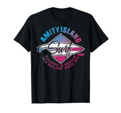 Jaws Amity Island New England Surf Shop Since 1975 Gradient T-Shirt von Jaws