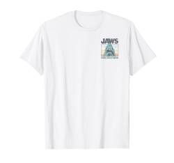 Jaws Amity Island Regatta Shark Left Chest Logo T-Shirt von Jaws