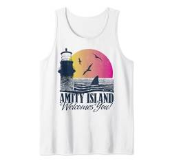 Jaws Amity Island Welcomes You Sunset Tank Top von Jaws