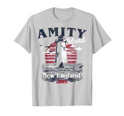 Jaws Vintage Amity Island Lighthouse Logo T-Shirt von Jaws