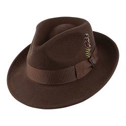 Jaxon & James Knautschbarer C-Krone Fedora - Braun - XL von Jaxon & James