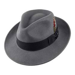 Jaxon & James Knautschbarer C-Krone Fedora - Grau - L von Jaxon & James