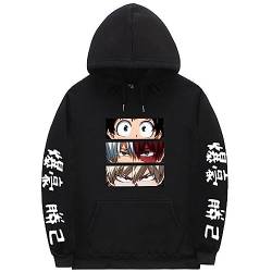 My Hero Academia Herren Hoodie Unisex Sweatshirts Pullover (Color : A, Size : M) von JaywiS