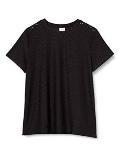 JDY Damen JDYCATHINKA S/S Tag TOP JRS NOOS T-Shirt, Black, XXL von JdY