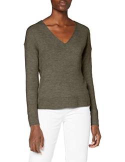 JDY Damen JDYELANORA L/S V-Neck PULLO. KNT NOOS Pullover, Kalamata/Detail:Melange, XS von JdY