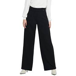 JDY Damen JDYGEGGO New Long Pant JRS NOOS weite Hose, Schwarz, XL/30 von JdY