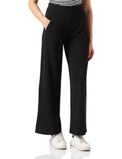 JDY Damen JDYLOUISVILLE Catia Wide Pant JRS NOOS Hose, Black, S/32 von JdY